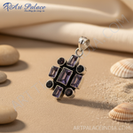 Load image into Gallery viewer, 925 Silver Amethyst Pendant for Women | Gemstone Jewelry