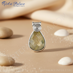 Load image into Gallery viewer, 925 Silver Rutilated Quartz Teardrop Pendant | Women's Jewelry