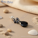 Load image into Gallery viewer, 925 Silver Black Onyx Pearl Pendant for Women | Daily Wear Gift