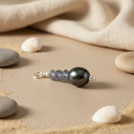 将图像加载到图库查看器中, Silver Pendant with Blue Gemstones | Women's Jewelry Gift