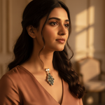 Load image into Gallery viewer, 925 Silver Smoky Quartz Pendant for Women | Gemstone Jewelry