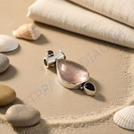 Load image into Gallery viewer, 925 Silver Rose Quartz Pendant Necklace for Women | Gift Jewelry