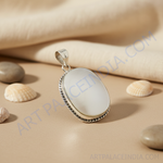 Load image into Gallery viewer, 925 Silver Mother of Pearl Pendant for Women | Daily Wear Gift