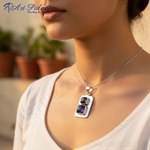 Load image into Gallery viewer, 925 Silver Blue Gemstone Pendant for Women | Daily Wear Gift