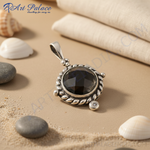 Load image into Gallery viewer, 925 Silver Black Onyx Pendant for Women | Gemstone Jewelry