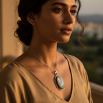 将图像加载到图库查看器中, 925 Silver Moonstone Pendant for Women | Gemstone Jewelry Gift