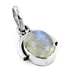 将图像加载到图库查看器中, 925 Silver Moonstone Pendant for Women | Gemstone Jewelry