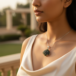 Load image into Gallery viewer, 925 Sterling Silver Moldavite Pendant for Women | Gemstone Jewelry