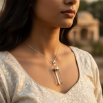 将图像加载到图库查看器中, Silver Clear Quartz Crystal Pendant for Women | Healing Jewelry