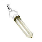 Load image into Gallery viewer, Silver Clear Quartz Crystal Pendant for Women | Healing Jewelry