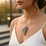 将图像加载到图库查看器中, 925银玛瑙吊坠,女士款 | 宝石首饰礼品