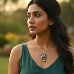 Load image into Gallery viewer, 925 Silver Agate Pendant for Women | Gemstone Jewelry Gift