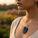 Load image into Gallery viewer, 925 Sterling Silver Black Onyx Pendant for Women | Daily Wear