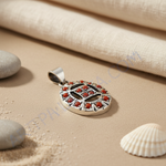 Load image into Gallery viewer, Colgante de coral en plata 925 para mujer | Joyería con piedras preciosas