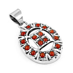 Load image into Gallery viewer, 925 Silver Coral Pendant for Women | Gemstone Jewelry