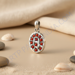 Load image into Gallery viewer, 925 Silver Red Coral Pendant for Women | Gemstone Jewelry