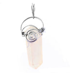 Load image into Gallery viewer, Silver Quartz Crystal Pendant for Women | Gemstone Jewelry Gift