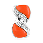 Load image into Gallery viewer, Silver Coral Ring for Women | Gemstone Jewelry Gift