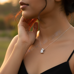 Load image into Gallery viewer, 925 Silver Cubic Zirconia Pendant for Women | Daily Wear