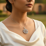 Load image into Gallery viewer, 925 Silver Cubic Zirconia Pendant for Women | Daily Wear