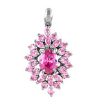 Load image into Gallery viewer, Pink Gemstone Pendant for Women | Sterling Silver Jewelry Gift