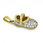 Load image into Gallery viewer, gold plating Crystal Baby Shoe Pendant for Women | Charm Jewelry