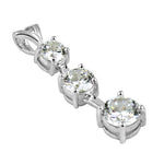 Load image into Gallery viewer, 925 Silver Cubic Zirconia Pendant Necklace for Women