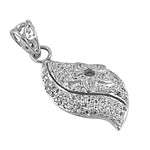 Load image into Gallery viewer, 925 Silver Cubic Zirconia Leaf Pendant for Women | Gift Jewelry