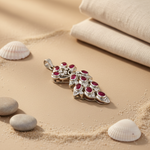 Load image into Gallery viewer, 925 Silver Ruby Pendant for Women | Gemstone Jewelry Gift