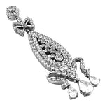 Load image into Gallery viewer, Silver Diamond Pendant Necklace for Women | Elegant Gift