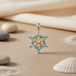 将图像加载到图库查看器中, 925 Silver Gemstone Star Pendant for Women | Fine Jewelry