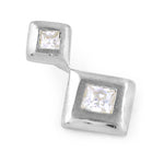 将图像加载到图库查看器中, 925 Silver Square Cubic Zirconia Earrings for Women | Gift Jewelry