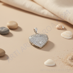 Load image into Gallery viewer, 925 Silver Cubic Zirconia Heart Pendant for Women | Gift Jewelry