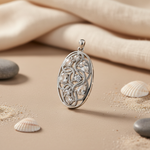 Load image into Gallery viewer, 925 Silver White Gemstone Pendant for Women | Elegant Jewelry