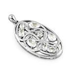 Load image into Gallery viewer, 925 Silver White Gemstone Pendant for Women | Elegant Jewelry