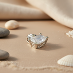 将图像加载到图库查看器中, Silver Moonstone Pendant for Women | Gemstone Jewelry Gift
