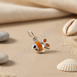 Load image into Gallery viewer, 925 Silver Clownfish Charm Pendant | Enamel Jewelry for Women
