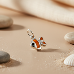 将图像加载到图库查看器中, 925 Silver Clownfish Charm Pendant | Enamel Jewelry for Women