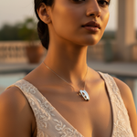 将图像加载到图库查看器中, 925 Silver Diamond Pendant for Women | Modern Jewelry Gift