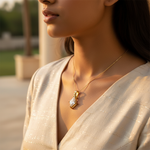 将图像加载到图库查看器中, gold plating Diamond Cut Pendant | For Women | Daily Wear Jewelry