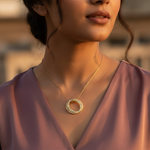 将图像加载到图库查看器中, 镶嵌白色宝石的黄金戒指 | 女士 | 日常佩戴首饰