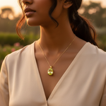 Load image into Gallery viewer, gold plating Peridot Gemstone Pendant for Women | Fine Jewelry Gift