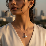 将图像加载到图库查看器中, gold plating Pearl Pendant Necklace | gold plating Jewelry for Women | Gift