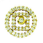 将图像加载到图库查看器中, gold plating Diamond Halo Pendant for Women | Fine Jewelry Gift