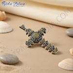 Load image into Gallery viewer, 925 Silver Cross Pendant Necklace for Women | Gemstone Jewelry