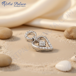 Load image into Gallery viewer, 925 Silver Cubic Zirconia Heart Pendant for Women | Gift Jewelry