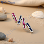 Load image into Gallery viewer, 925 Silver Ruby Sapphire Pendant | Women's Jewelry Gift