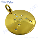 将图像加载到图库查看器中, gold plating starburst pendant with sparkling stones, a beautiful celestial-inspired jewelry piece for women.