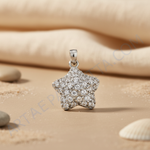 Load image into Gallery viewer, 925 Silver Cubic Zirconia Star Pendant | Women's Jewelry Gift