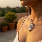 将图像加载到图库查看器中, Silver Pink Crystal Accent Pendant for Women | Fashion Jewelry